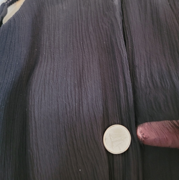 BCBG Maxazria black ruffles dress size S - Picture 7 of 7